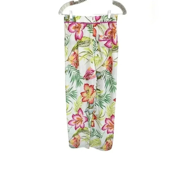 Le Superbe Surfline Floral-Print Split Wide-Leg Pants - Picture 4 of 5